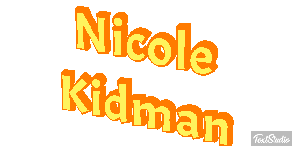 Nicole Kidman Effet de texte