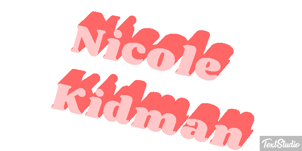 Nicole Kidman Effet de texte