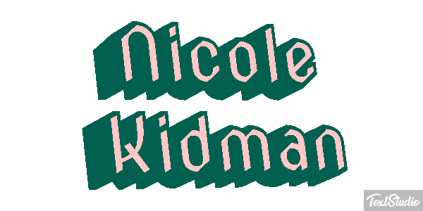 Nicole Kidman Effet de texte