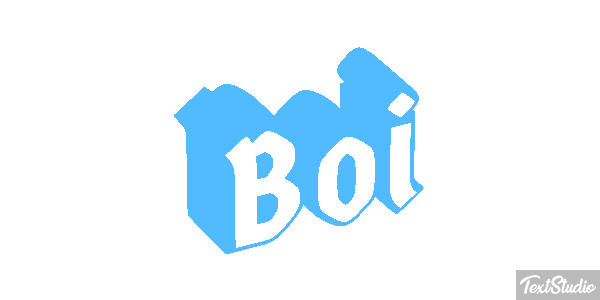 Boi Efeito do texto