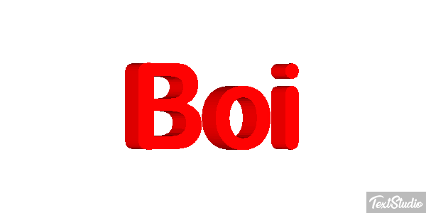 Boi Efeito do texto