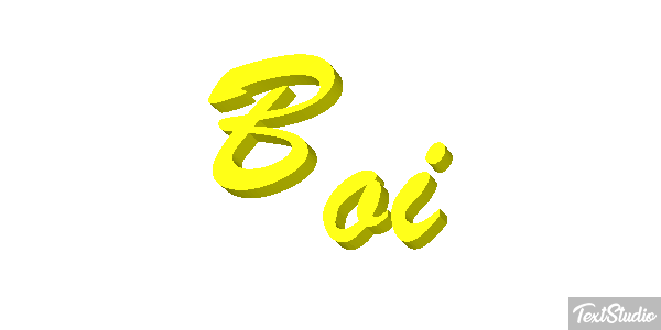 Boi Efeito do texto