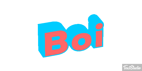Boi Efeito do texto
