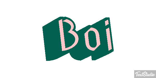 Boi Efeito do texto