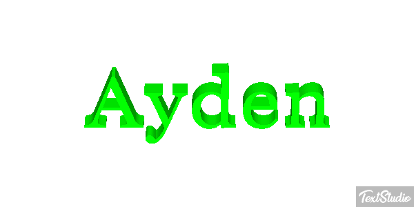 Ayden Efeito do texto