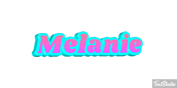 Mélanie Text effect