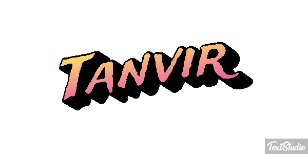 Tanvir Texteffekt