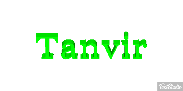 Tanvir Texteffekt