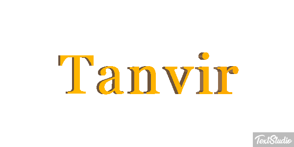 Tanvir Texteffekt