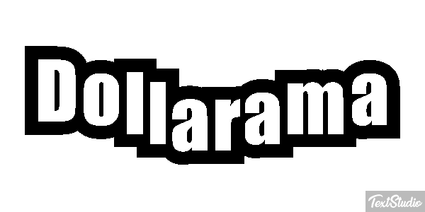 Dollarama Efekt tekstowy