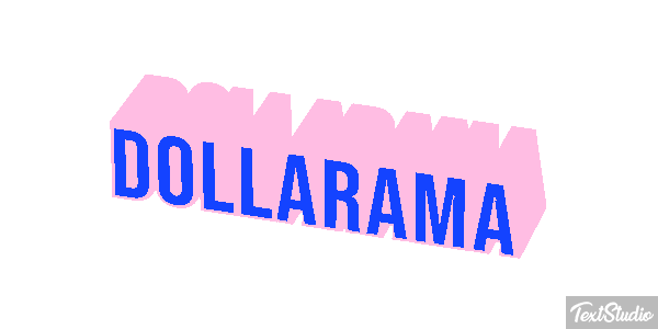 Dollarama Efekt tekstowy