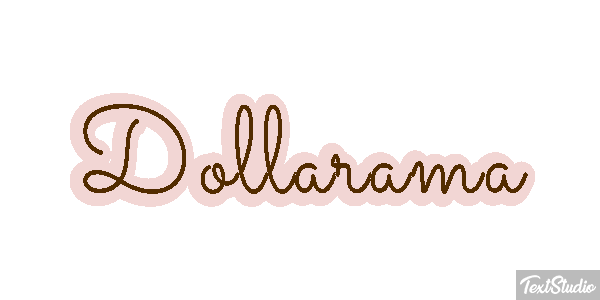 Dollarama Efekt tekstowy