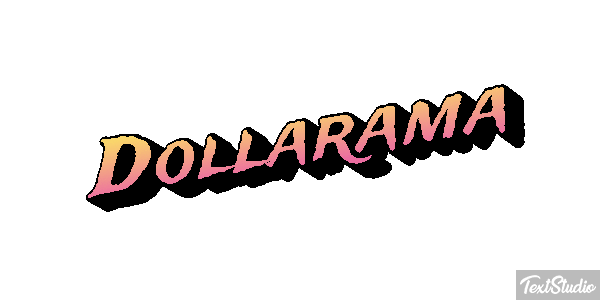 Dollarama Efekt tekstowy