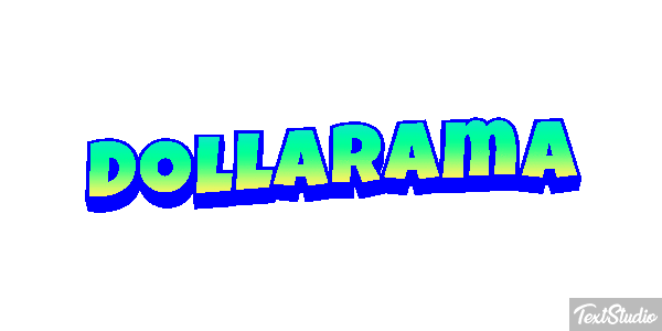 Dollarama Efekt tekstowy