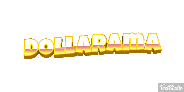 Dollarama Efekt tekstowy