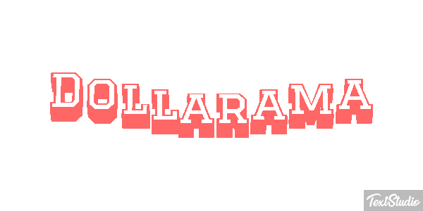 Dollarama Efekt tekstowy
