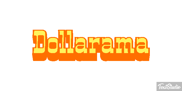 Dollarama Efekt tekstowy