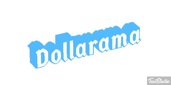 Dollarama Efekt tekstowy