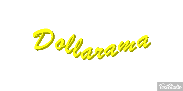 Dollarama Efekt tekstowy