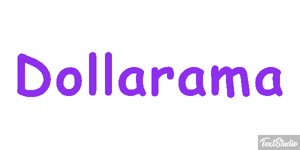 Dollarama Efekt tekstowy