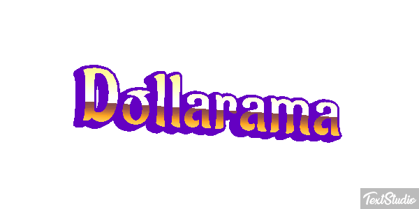 Dollarama Efekt tekstowy