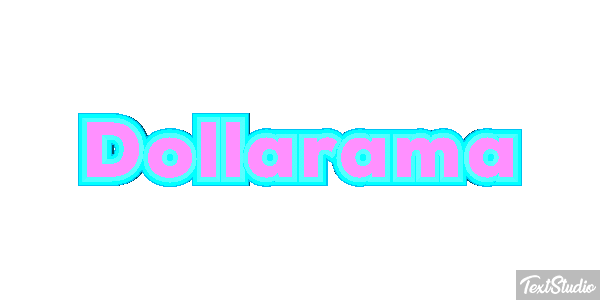 Dollarama Efekt tekstowy