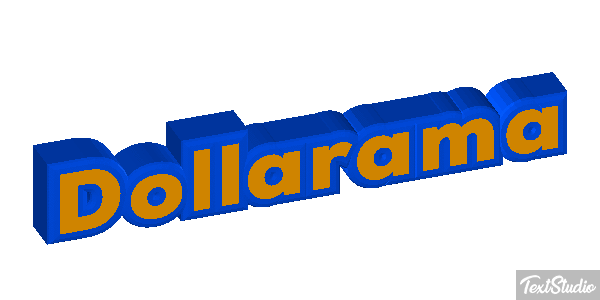 Dollarama Efekt tekstowy
