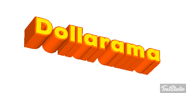 Dollarama Efekt tekstowy
