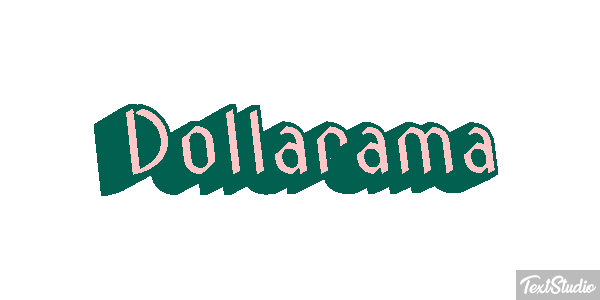 Dollarama Efekt tekstowy