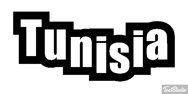 Tunisia Effetto testo