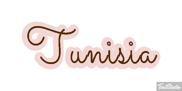 Tunisia Effetto testo