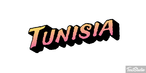 Tunisia Effetto testo