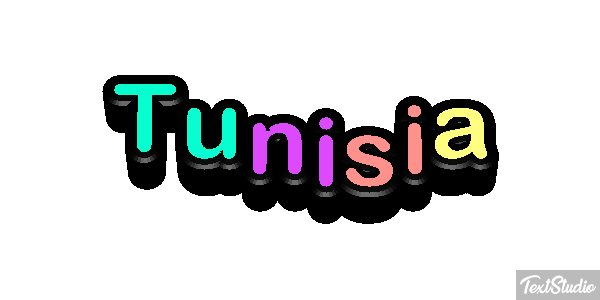 Tunisia Effetto testo