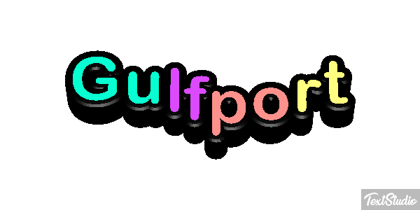 Gulfport テキスト効果