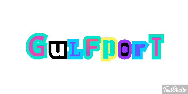 Gulfport テキスト効果