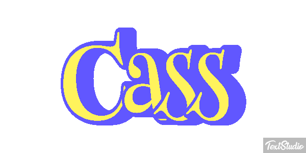 Cass Text effect
