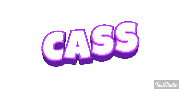 Cass Text effect