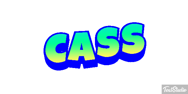Cass Text effect