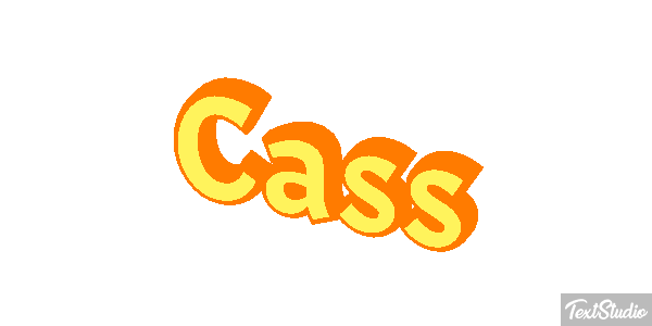 Cass Text effect