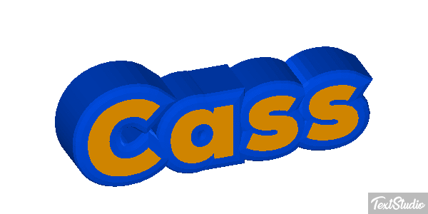 Cass Text effect
