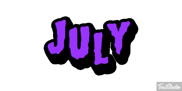 July Effetto testo