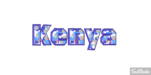 Kenya Tekst effect