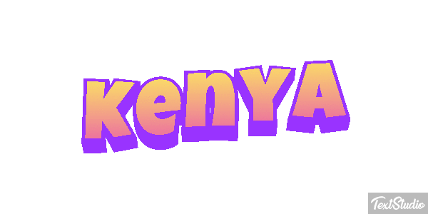 Kenya Tekst effect