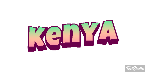 Kenya Tekst effect