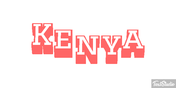 Kenya Tekst effect