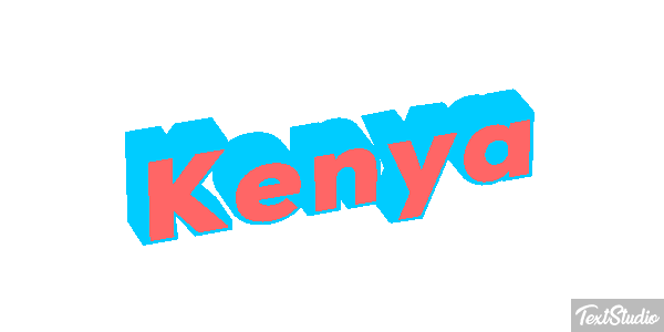 Kenya Tekst effect