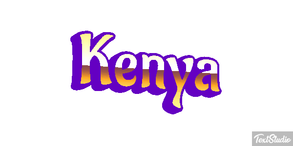 Kenya Tekst effect