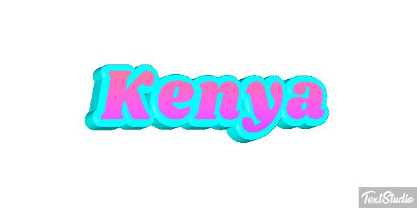 Kenya Tekst effect