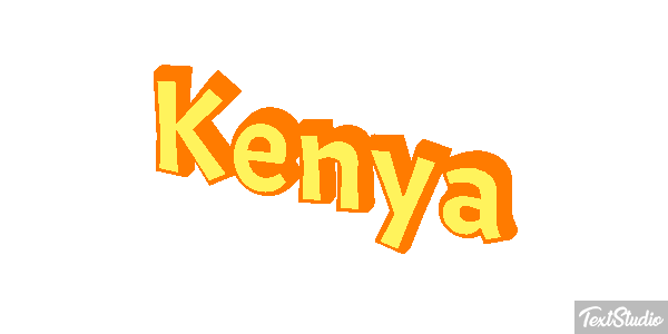 Kenya Tekst effect
