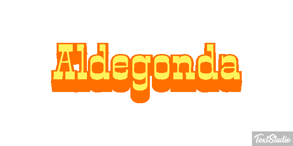 Aldegonda Effetto testo